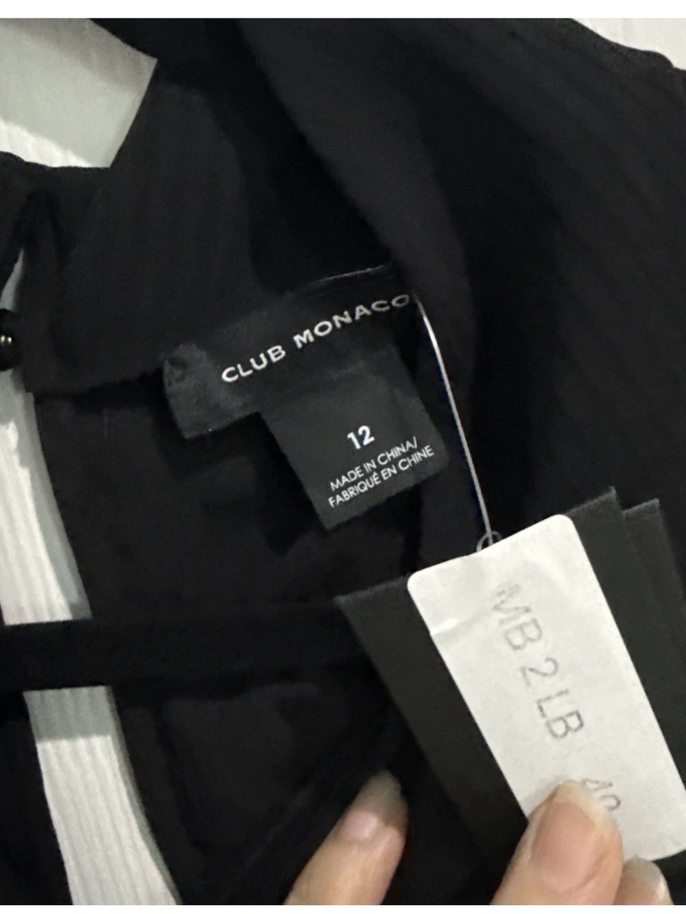 Club Monaco Women's Size 12 Black Stripes Sleeveless Romper NWT MSRP $289